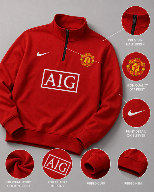 Forenz Manchester United Inspired Premium Football Sweatshirt