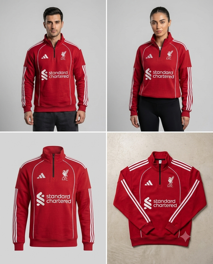FORENZ – LIVERP00L RED Premium Sweatshirt | Cotton Fleece