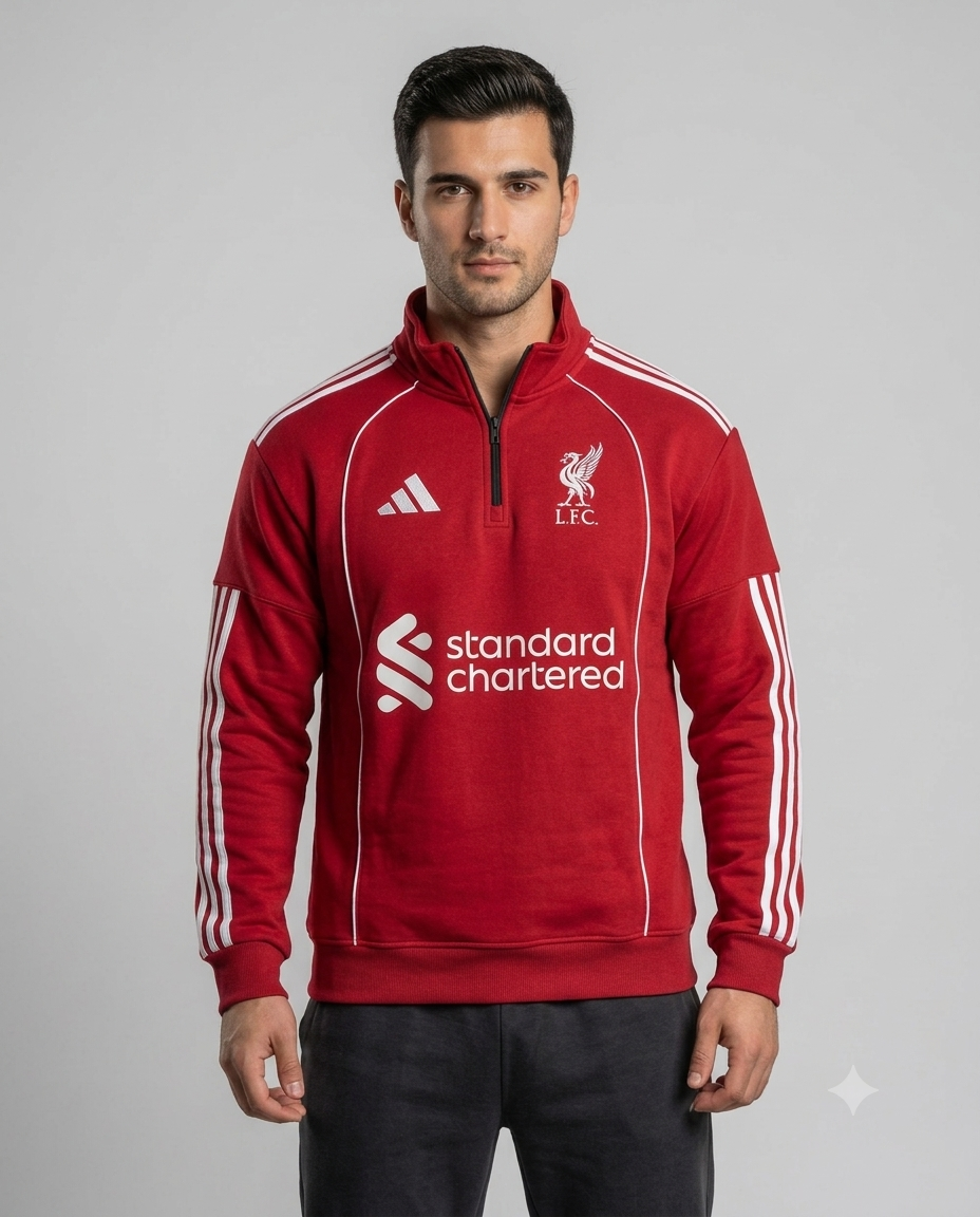 FORENZ – LIVERP00L RED Premium Sweatshirt | Cotton Fleece