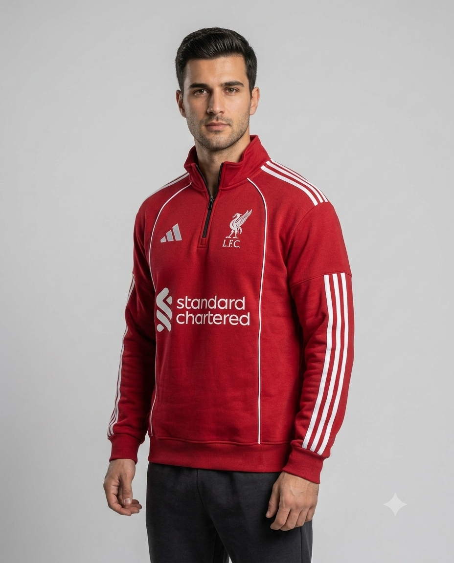 FORENZ – LIVERP00L RED Premium Sweatshirt | Cotton Fleece