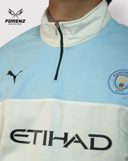 Manchester City Premium Sweatshirt | Cotton Fleece | Ultra-Soft & Stylish Fanwear