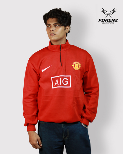 Forenz Manchester United Inspired Premium Football Sweatshirt