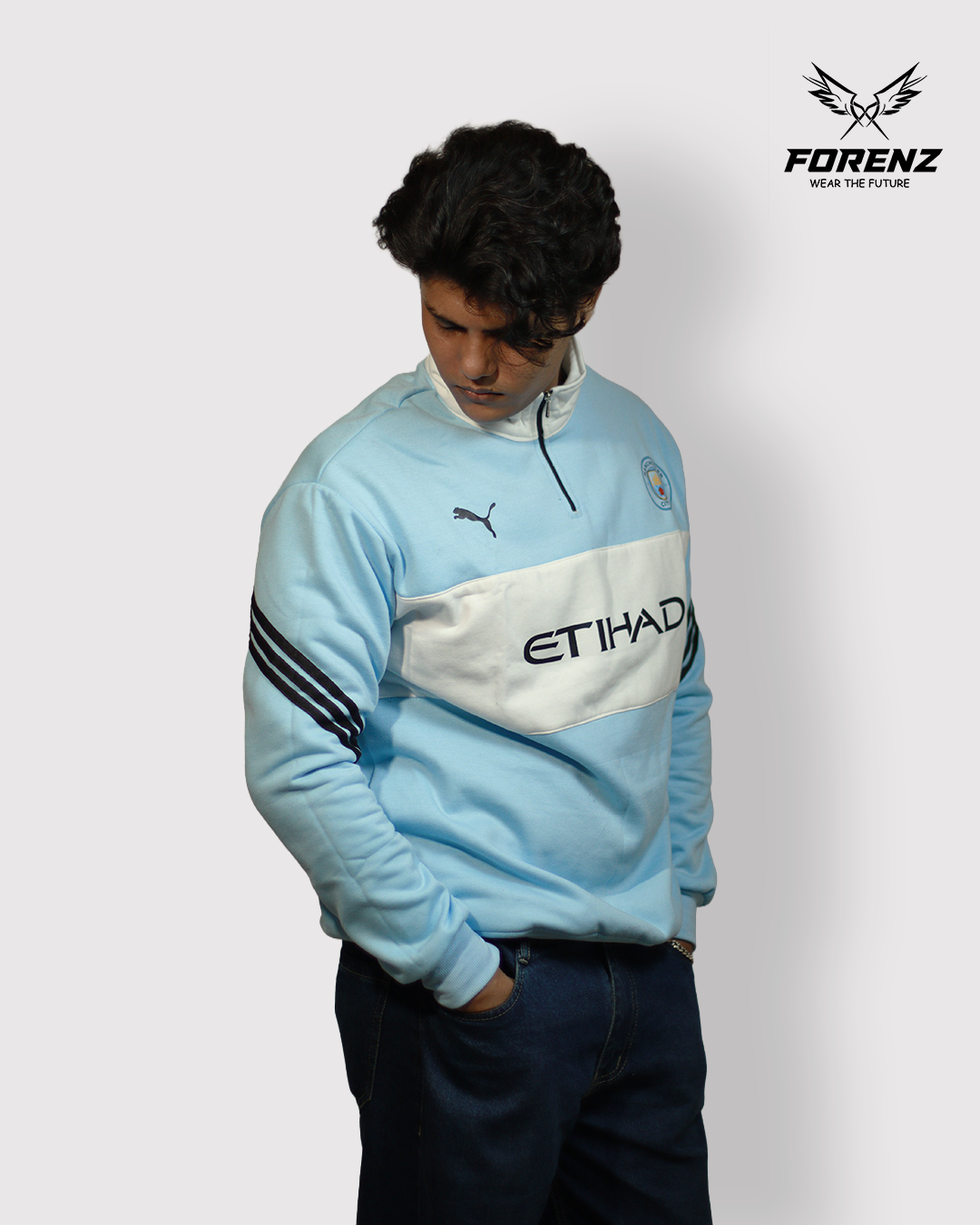 Manchester City Premium Sweatshirt | Cotton Fleece | Ultra-Soft & Stylish Fanwear